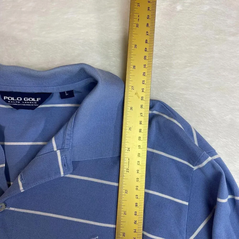 Ralph‎ Lauren Polo Golf Shirt - 100% Pima Cotton - Haig Point Club - Large Size